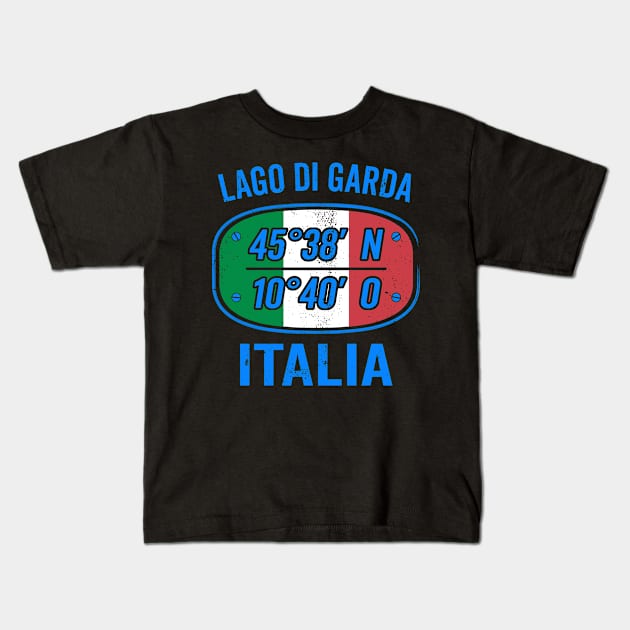 Lago Di Garda Garda Lake Garda Kids T-Shirt by RegioMerch